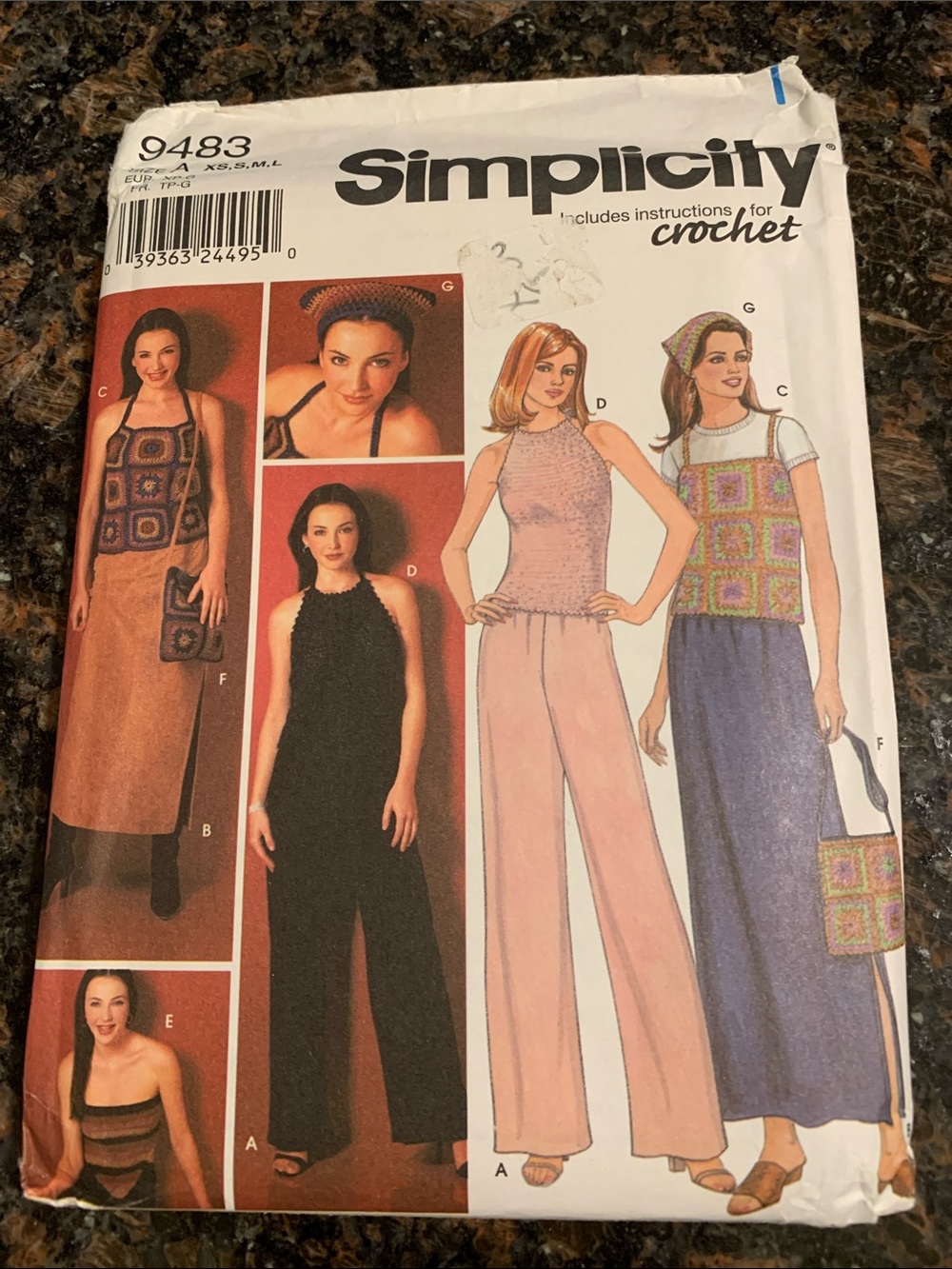 Simplicity Wide-Leg Pants & Jumpsuit Pattern — Crochet for top-bag-scarf Factory